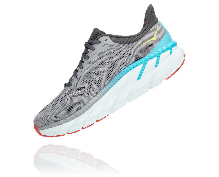 Tenis Hoka One One Masculino Cinzentas - Clifton 7 - 753-JLFHEG